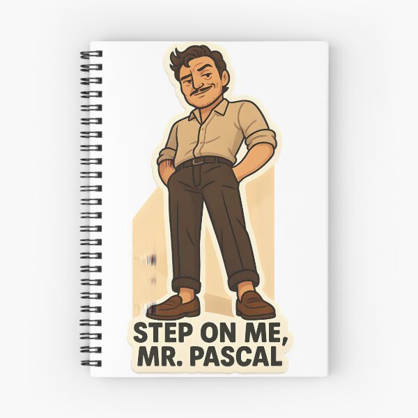 Item preview, Step on Me Mr. Pascal – Funny Pedro Pascal Fan Sticker designed and sold by MAVNALE.