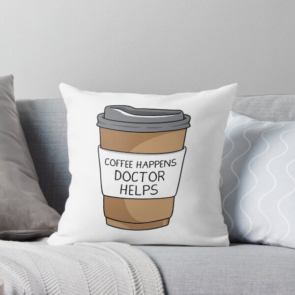 Item preview, Coffee Happens, Doctor Helps designed and sold by spacedowl.