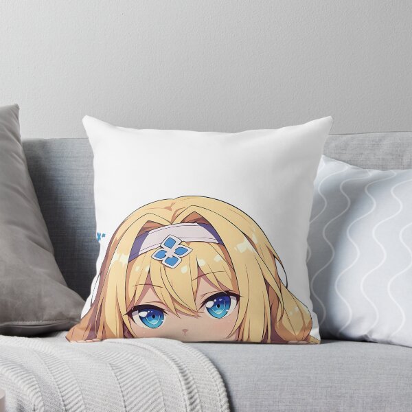 Item preview, Elegant Chibi Peeking Alice Zuberg Sword Art Online Anime designed and sold by B5fivemerch.