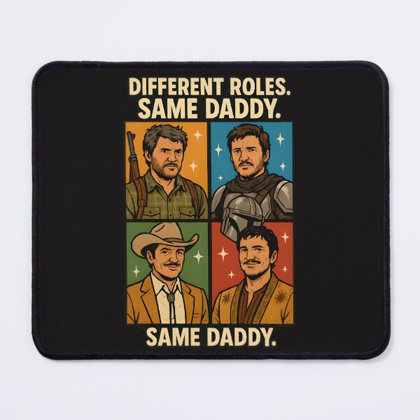 Item preview, Pedro Pascal – Different Roles Same Daddy Funny Sticker | Fan Art Vinyl Decal designed and sold by MAVNALE.