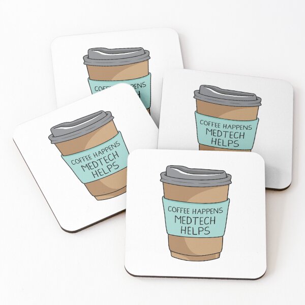 Item preview, Coffee Happens, MedTech Helps designed and sold by spacedowl.