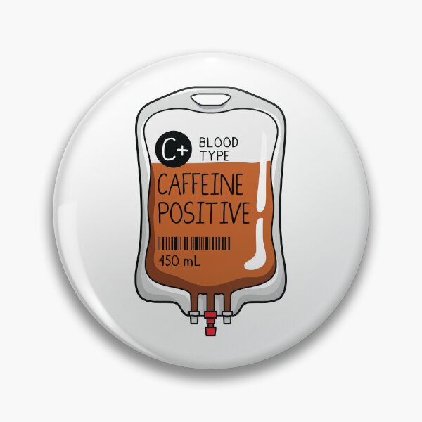 Item preview, Caffeine Positive IV Bag for medical and nursing students, nurses, doctors, and health workers who are coffee lovers designed and sold by spacedowl.
