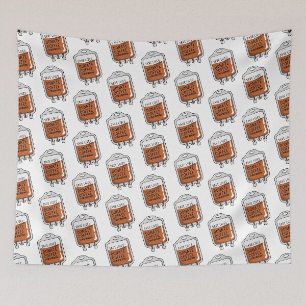 Item preview, Save Lives, Donate Coffee IV designed and sold by spacedowl.