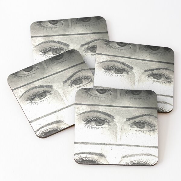 Item preview, Detailed Gaze – Monochrome Eye Sketch  designed and sold by Luhxyraa.