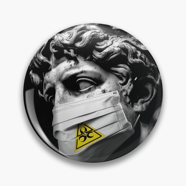 Item preview, Classical Statue with Biohazard Mask designed and sold by Art of Ngu.