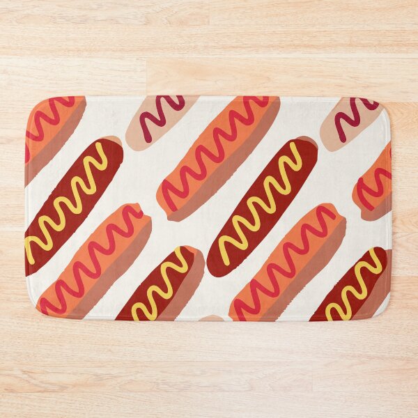 Item preview, Hot Dog Pattern – Fun Fast Food Design designed and sold by Timegraf.