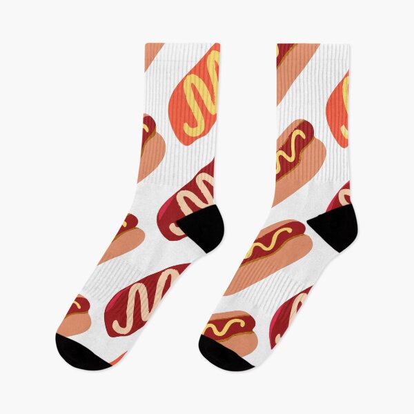Item preview, Hot Dog Pattern – Fun Fast Food Design designed and sold by Timegraf.