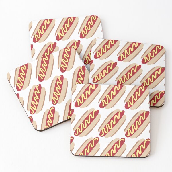 Item preview, Hot Dog Pattern – Fun Fast Food Design designed and sold by Timegraf.
