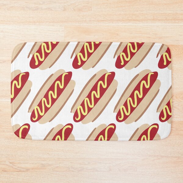 Item preview, Hot Dog Pattern – Fun Fast Food Design designed and sold by Timegraf.