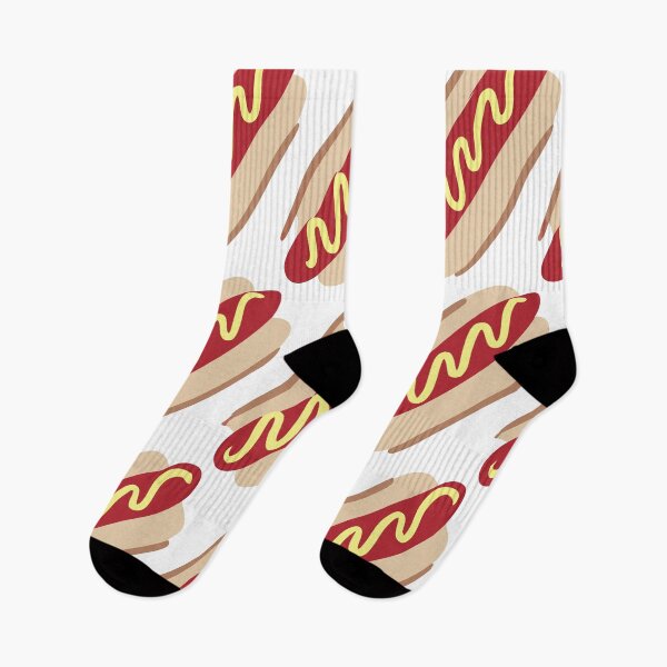 Item preview, Hot Dog Pattern – Fun Fast Food Design designed and sold by Timegraf.