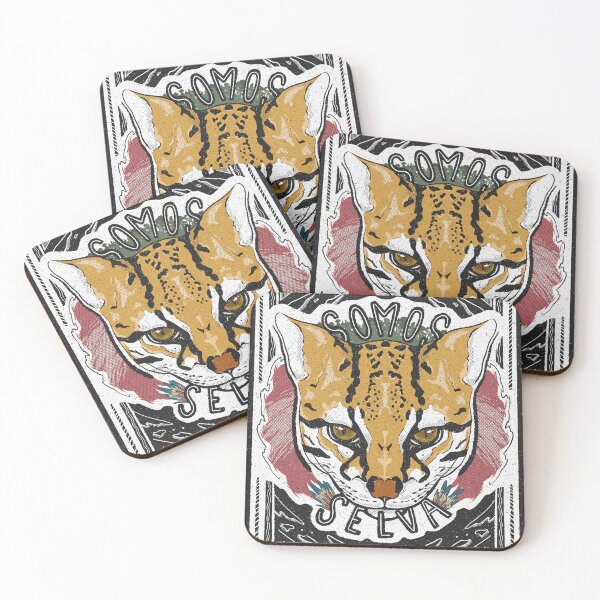 Item preview, Selva Perú – Tigrillo Illustration designed and sold by Sebastian Salas.