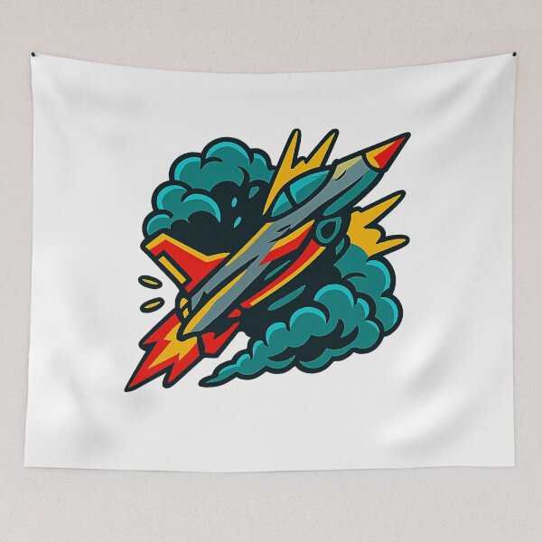 Item preview, F-16 Breaking Through the Clouds T-Shirt designed and sold by CeammiShop.