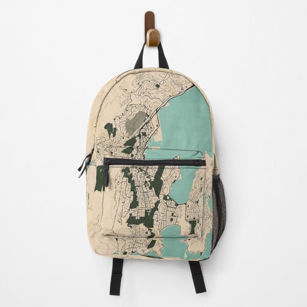 Item preview, Wellington City Map of North Island, New Zealand - Vintage designed and sold by deMAP.