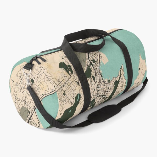 Item preview, Wellington City Map of North Island, New Zealand - Vintage designed and sold by deMAP.