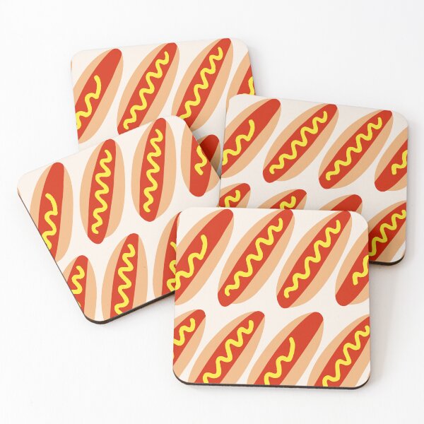 Item preview, Hot Dog Pattern – Fun Fast Food Design designed and sold by Timegraf.