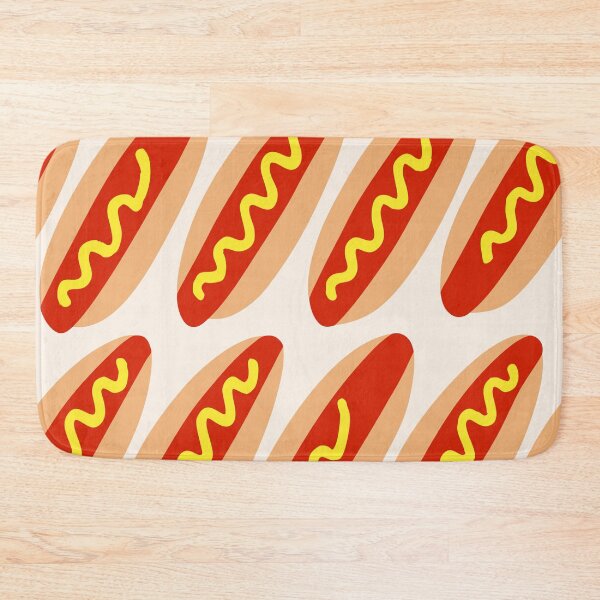 Item preview, Hot Dog Pattern – Fun Fast Food Design designed and sold by Timegraf.