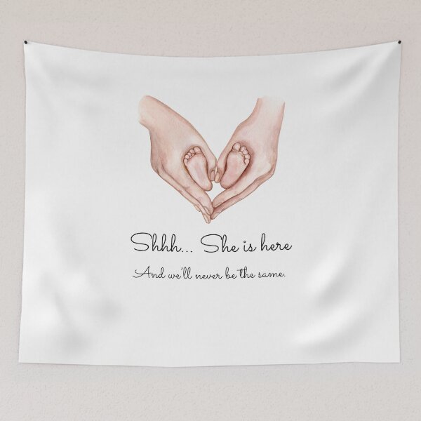Item preview, Shhh… She is here. And we’ll never be the same. designed and sold by SillentDesign.