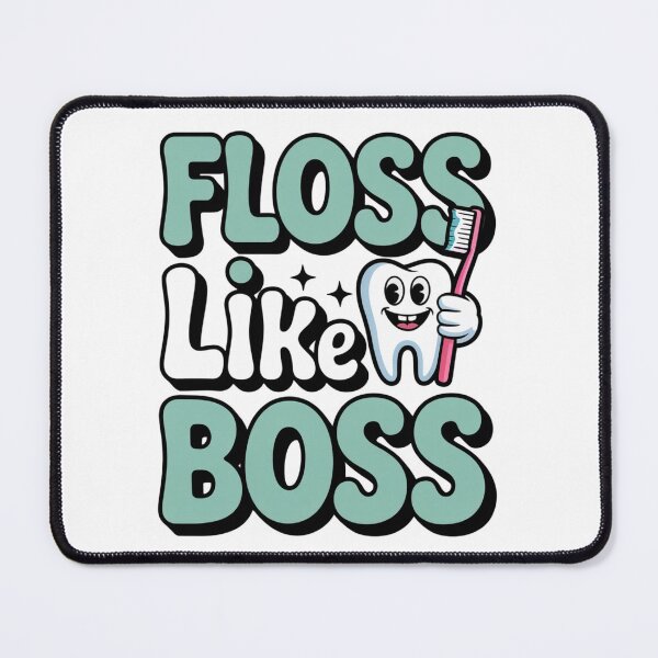 Item preview, Floss Like a Boss – Funny Dentist & Dental Hygienist Design designed and sold by Muzgle.
