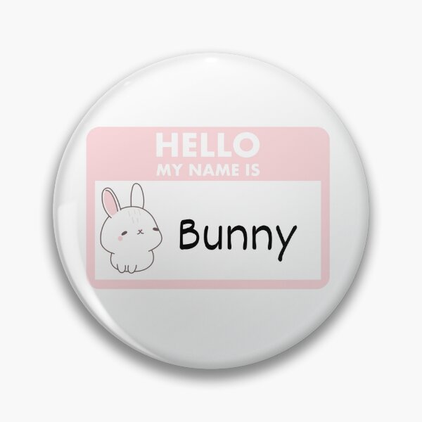 Item preview, Bunny Nametag designed and sold by friendshipllc.