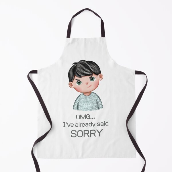 Item preview, OMG… I’ve Already Said Sorry – Grumpy Kid Cartoon Design designed and sold by SillentDesign.