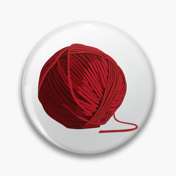 Item preview, Red yarn ball designed and sold by DCgreenhaven.