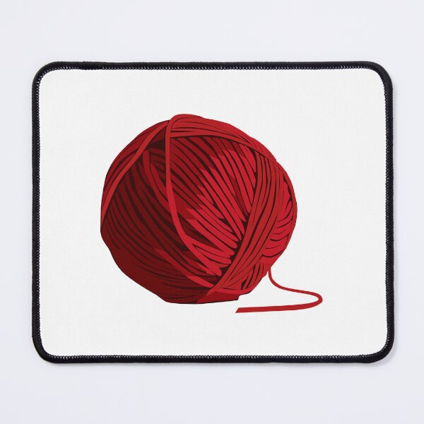 Item preview, Red yarn ball designed and sold by DCgreenhaven.