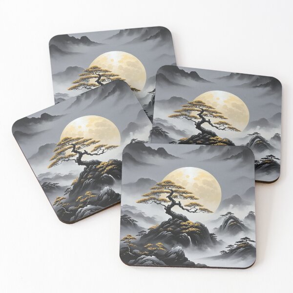 Item preview, Kintsugi Black Mountains designed and sold by Showstroopart Christian Velazquez.