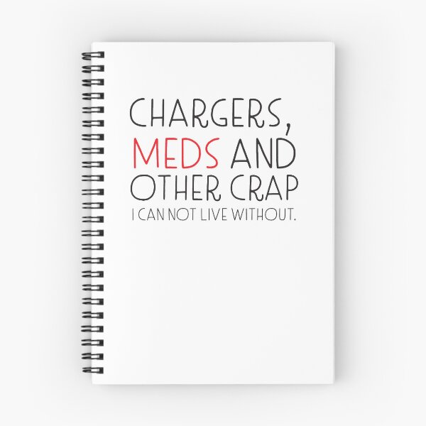 Item preview, purse of pencil case holder Chargers meds and other Crap i can not live without designed and sold by jazzydevil.