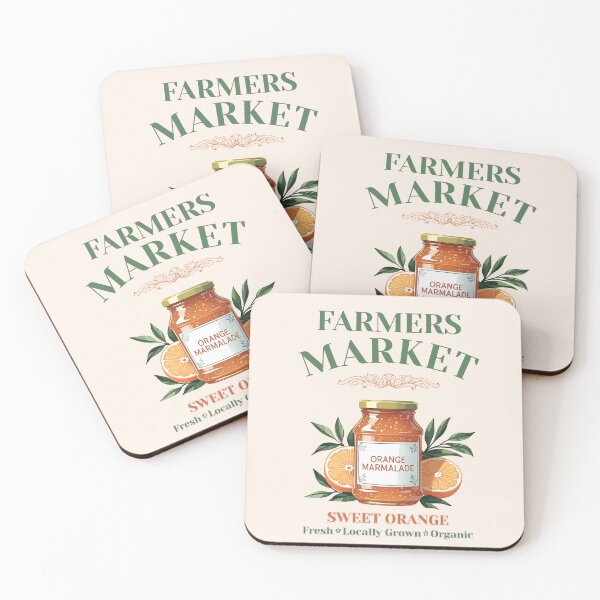 Item preview, Farmers Market Orange Marmalade designed and sold by Fee Fee Fay.