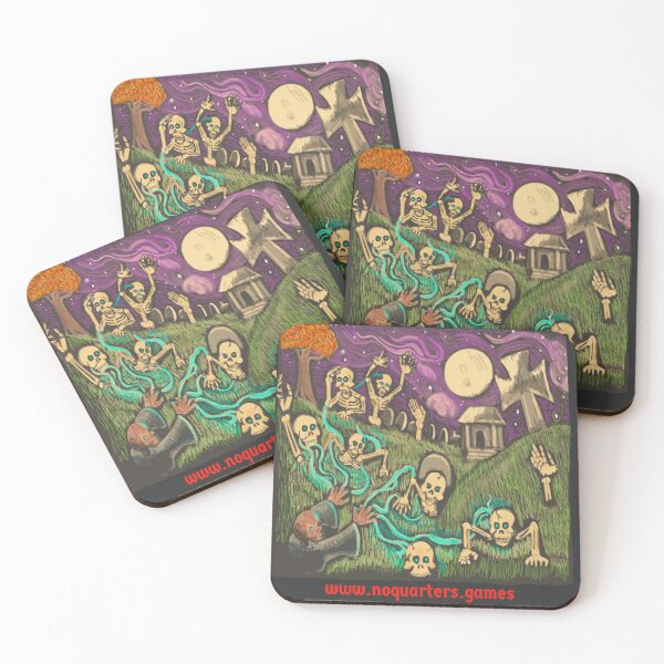 Item preview, Tyrannical card art- Necromancer’s minions designed and sold by noquartersgaming.