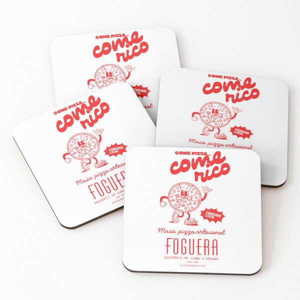Item preview, Winking Pizza – Come Rico, Come Pizza Foguera designed and sold by Sebastian Salas.