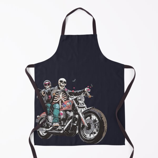 Item preview, Skeleton Riders Halloween Night Spooky Fun on a Big Bike! designed and sold by Bambooartist.