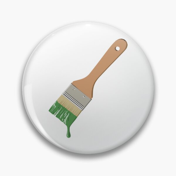 Item preview, Paintbrush Dipped in Green Paint designed and sold by DCgreenhaven.