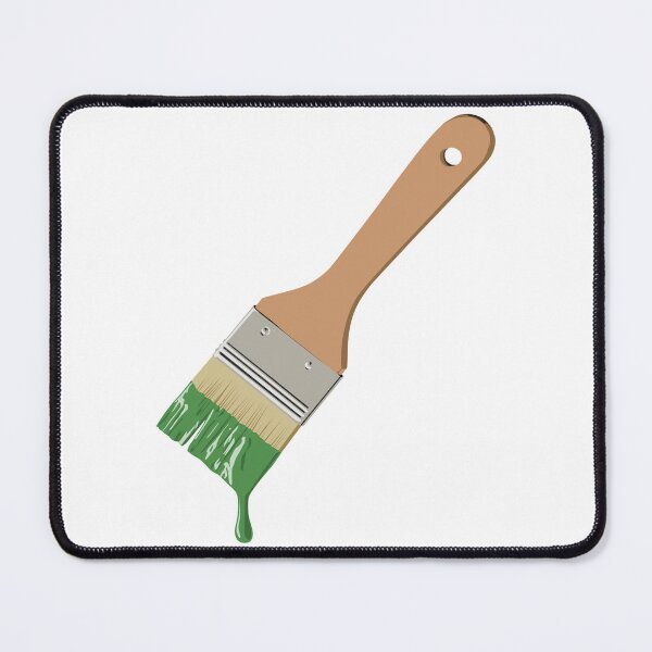 Item preview, Paintbrush Dipped in Green Paint designed and sold by DCgreenhaven.