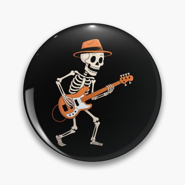 Item preview, Skeleton Playing Electric Guitar Rock Halloween designed and sold by Sunset4Bones.