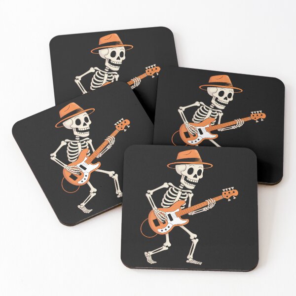 Item preview, Skeleton Playing Electric Guitar Rock Halloween designed and sold by Sunset4Bones.