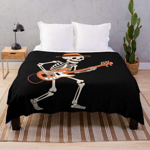 Item preview, Skeleton Playing Electric Guitar Rock Halloween designed and sold by Sunset4Bones.