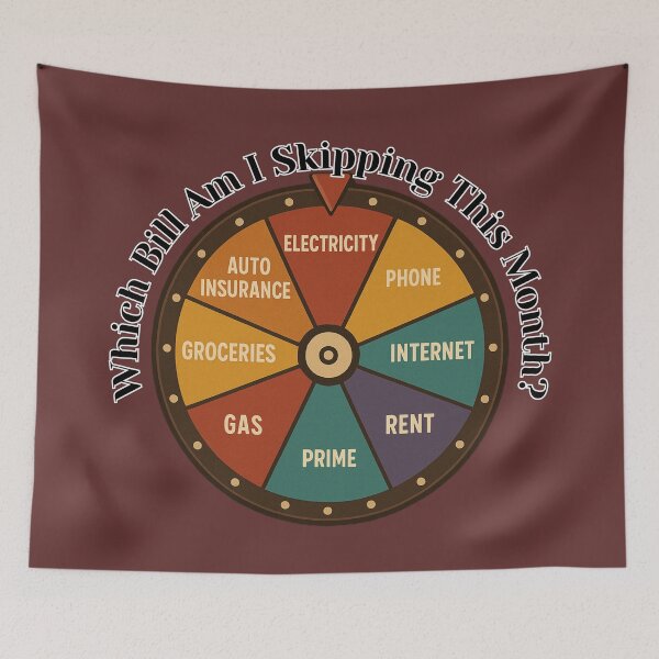 Item preview, Which Bill Am I Skipping This Month? designed and sold by Linklandiya.