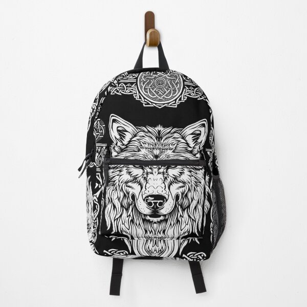 Item preview, Guardian of Valhalla – Nordic Wolf & Knotwork designed and sold by ArgentoArt.
