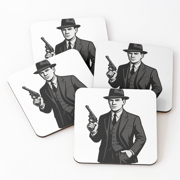 Item preview, Vintage Mobster – 1930s Noir Style designed and sold by © Zenscape Studio 2025.