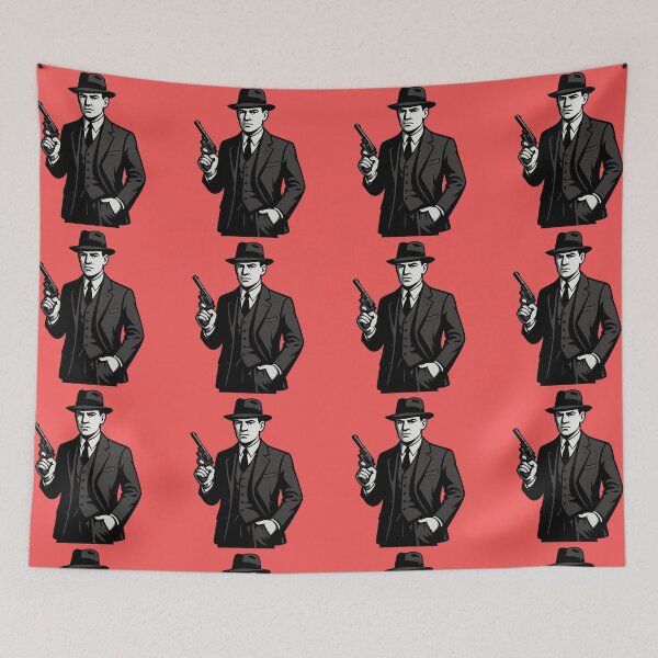 Item preview, Vintage Mobster – 1930s Noir Style designed and sold by © Zenscape Studio 2025.