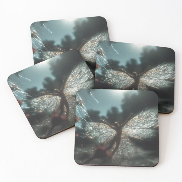 Item preview, Wings Between Worlds - Sunflare Sylph designed and sold by RetroYetî Art.