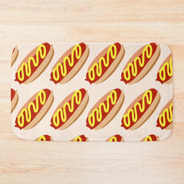 Item preview, Hot Dog Pattern – Fun Fast Food Design designed and sold by Timegraf.