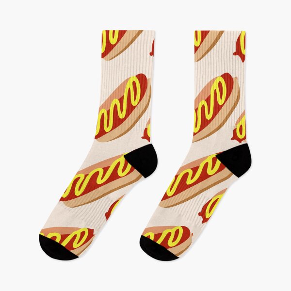 Item preview, Hot Dog Pattern – Fun Fast Food Design designed and sold by Timegraf.