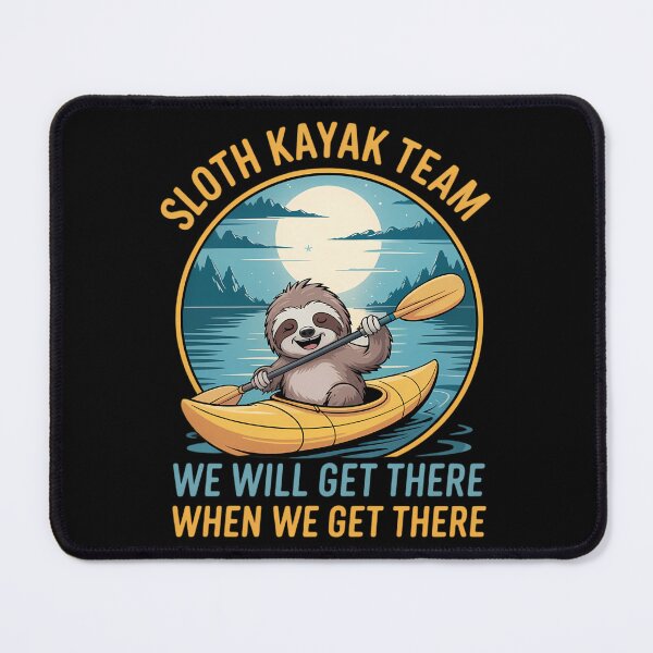 Item preview, Sloth Kayak Team Funny Lazy Sloth Kayaking designed and sold by Sunset4Bones.