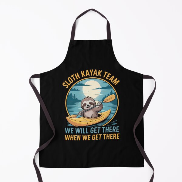 Item preview, Sloth Kayak Team Funny Lazy Sloth Kayaking designed and sold by Sunset4Bones.