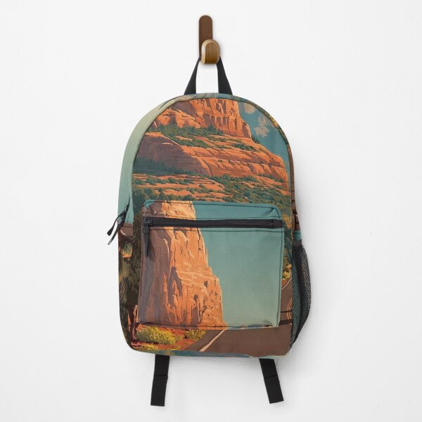 Item preview, Flagstaff Arizona Retro Poster | Mountain Scenery Art designed and sold by TuncGK.