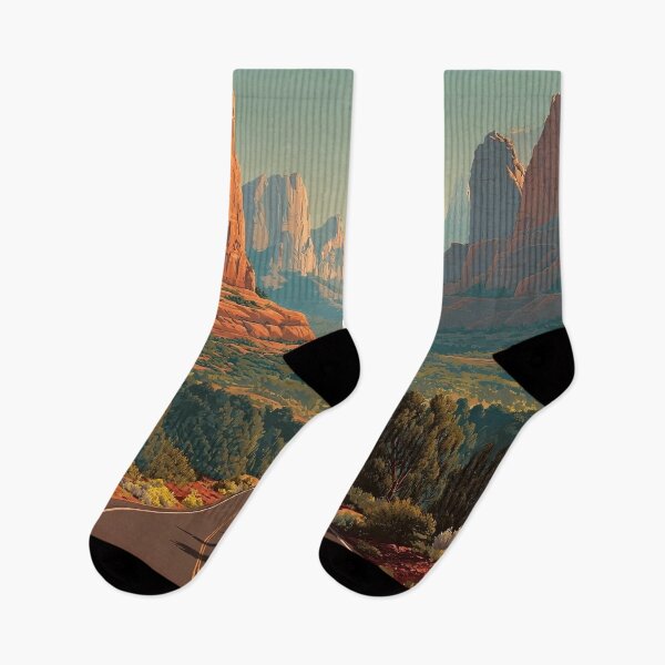 Item preview, Flagstaff Arizona Retro Poster | Mountain Scenery Art designed and sold by TuncGK.