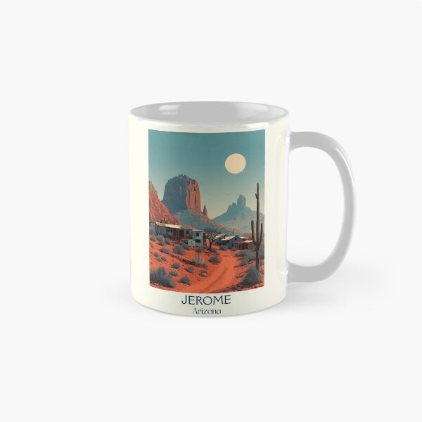 Item preview, Jerome Arizona Retro Travel Poster | Ghost Town Art designed and sold by TuncGK.