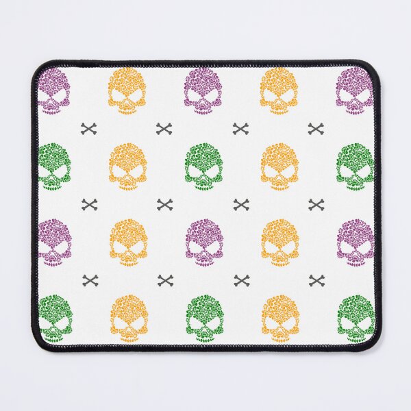 Item preview, Pastel Flower Skulls & Crossbones – Creepy Cute Pattern designed and sold by CatchallDesign.